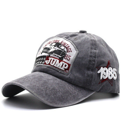 Vintage Embroidered Baseball Cap – Casual Streetwear