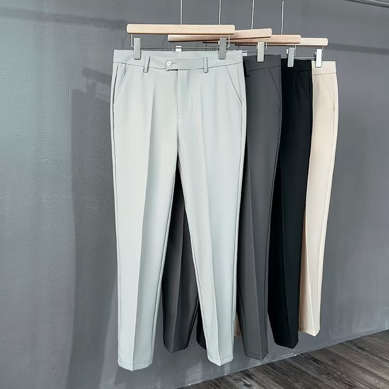 Men's Spring Summer Business Casual Pants