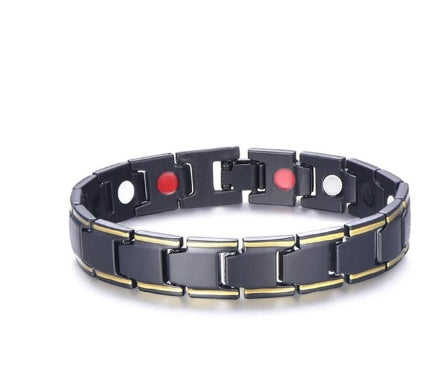 Health Energy 4 In 1 Bracelet Magnetic Titanium Bio Energy Arthritis Twisted Healthy Magnetic Bracelet For Men