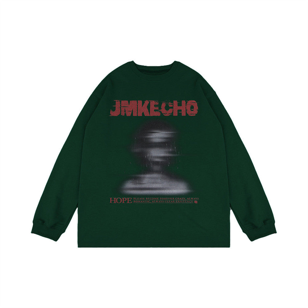 Fashion Printed Loose Sweatshirt For Men