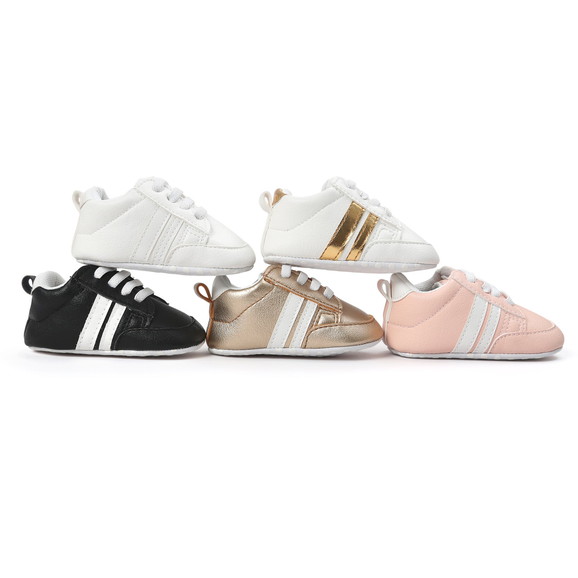 Baby Boy  Moccasins Shoes Infant PU Leather Non-slip Soft Newborn Sneakers