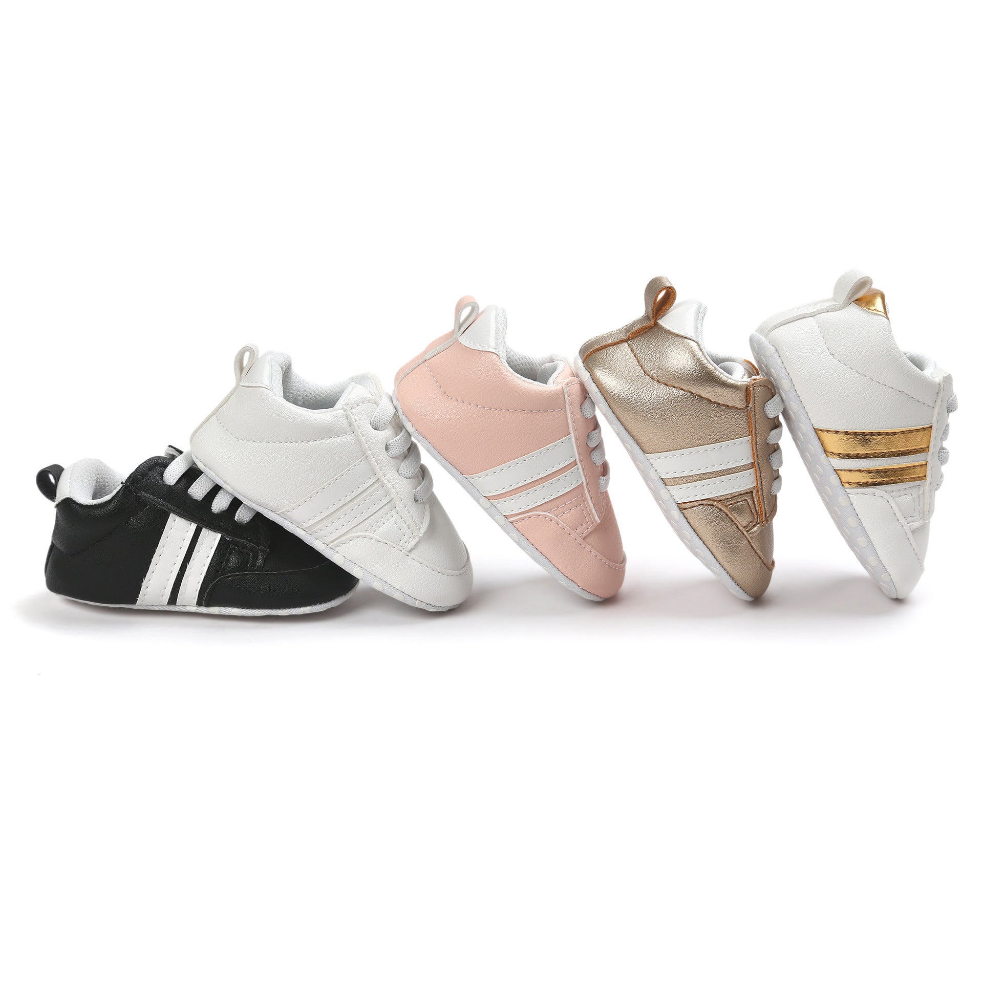 Baby Boy  Moccasins Shoes Infant PU Leather Non-slip Soft Newborn Sneakers