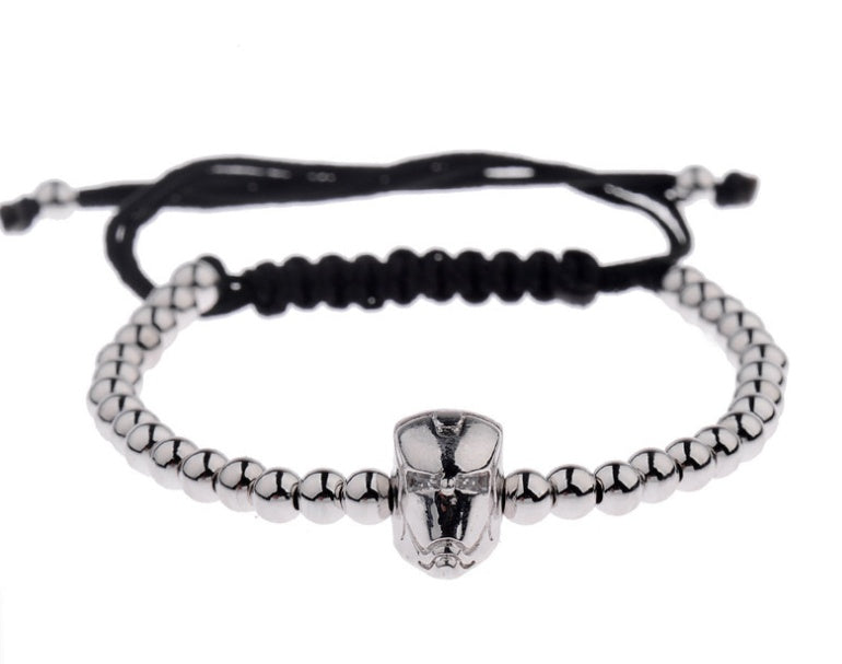 Ball Beads Braiding Macrame Bracelet For Men's Jewelry