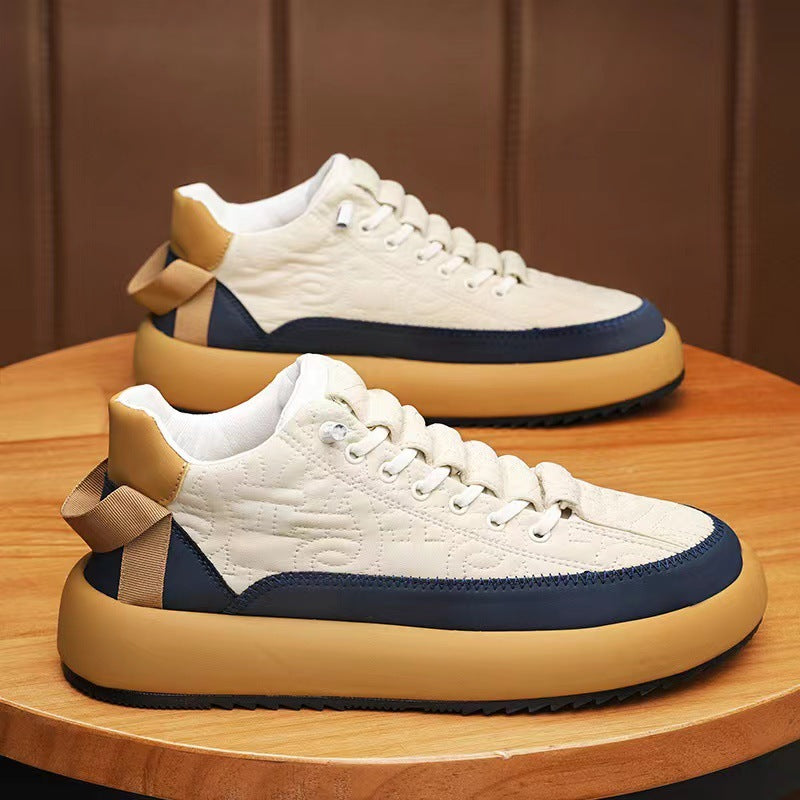 Men's Thick-Soled Casual Sneakers
