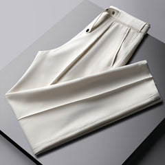 Men's Slim Fit Business Casual Suit Pants