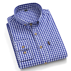 Long-sleeved Shirt Business Casual Printing Non-iron Cotton