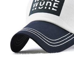 Trucker Mesh Baseball Cap – Stylish Embroidered Letter Print Hat For Men