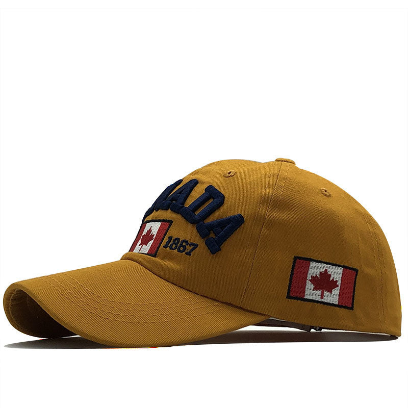Canadian Flag Baseball Cap – Unisex Outdoor Sports Hat