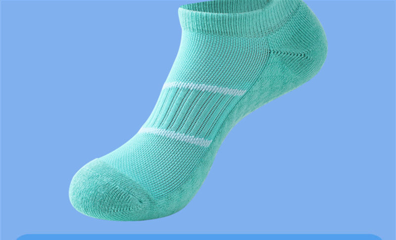 Men's Towel Bottom Running Sports Socks