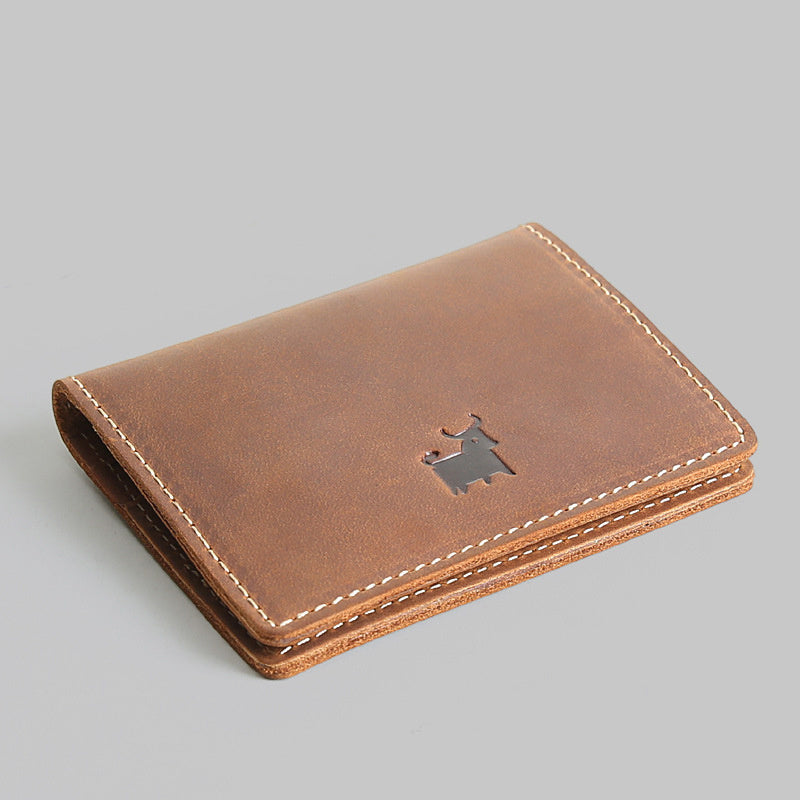 Men's Soft leather Casual Business Wallet