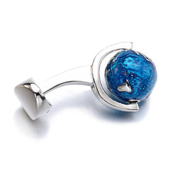 Fashionable Formal Earth Rotatable Cufflinks