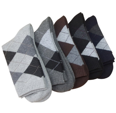 Men's Winter Thicken Warm Terry Socks Business Casual Thermal Cotton Socks
