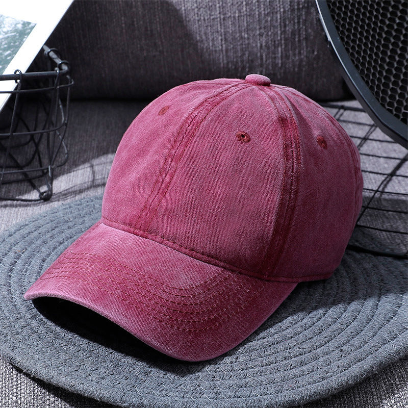 Plain Baseball Cap For Men And Women Outdoor Distressed Sun Hat