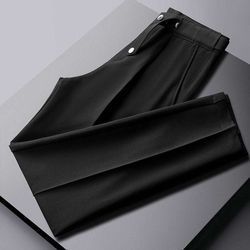 Men's Slim Fit Business Casual Suit Pants