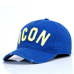 Casual Wear "ICON" Embroidered Baseball Cap For Men