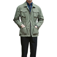 Men's Vintage Coat Casual Waisted