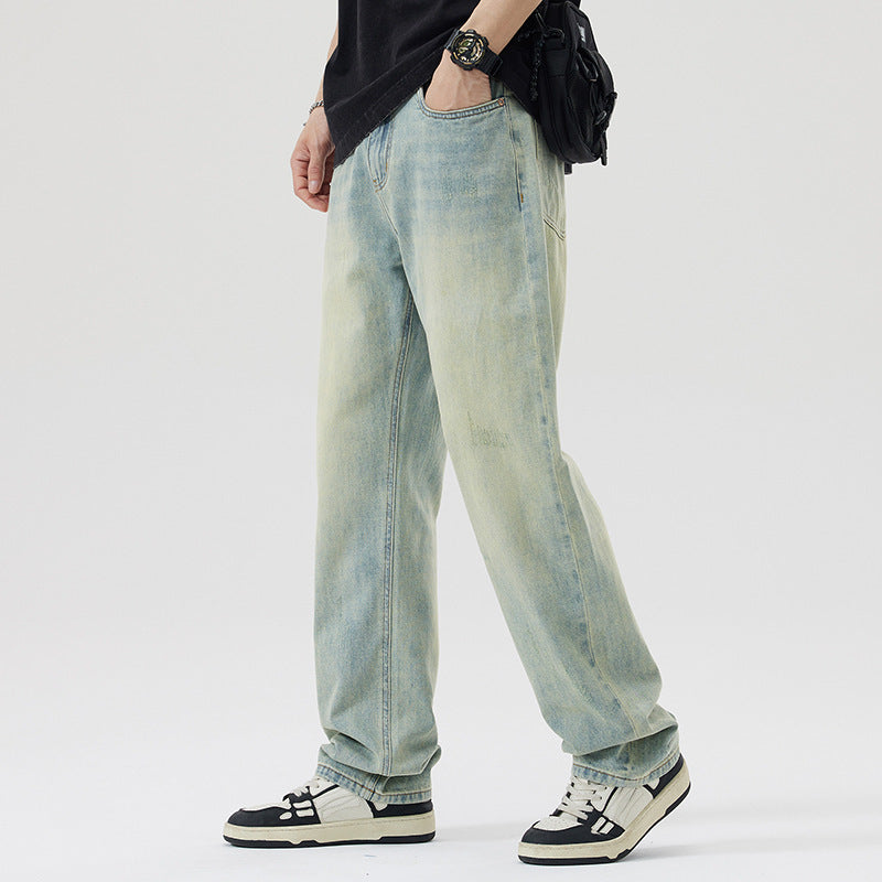 Plus Size Men's Summer New Thin Type Jeans