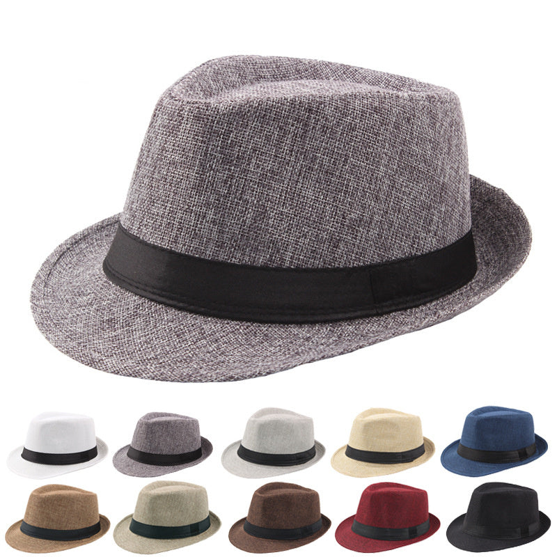 Fashion Personality Linen Top Hat For Men