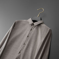 Thick Warm Woolen Long-Sleeved Shirt For Men