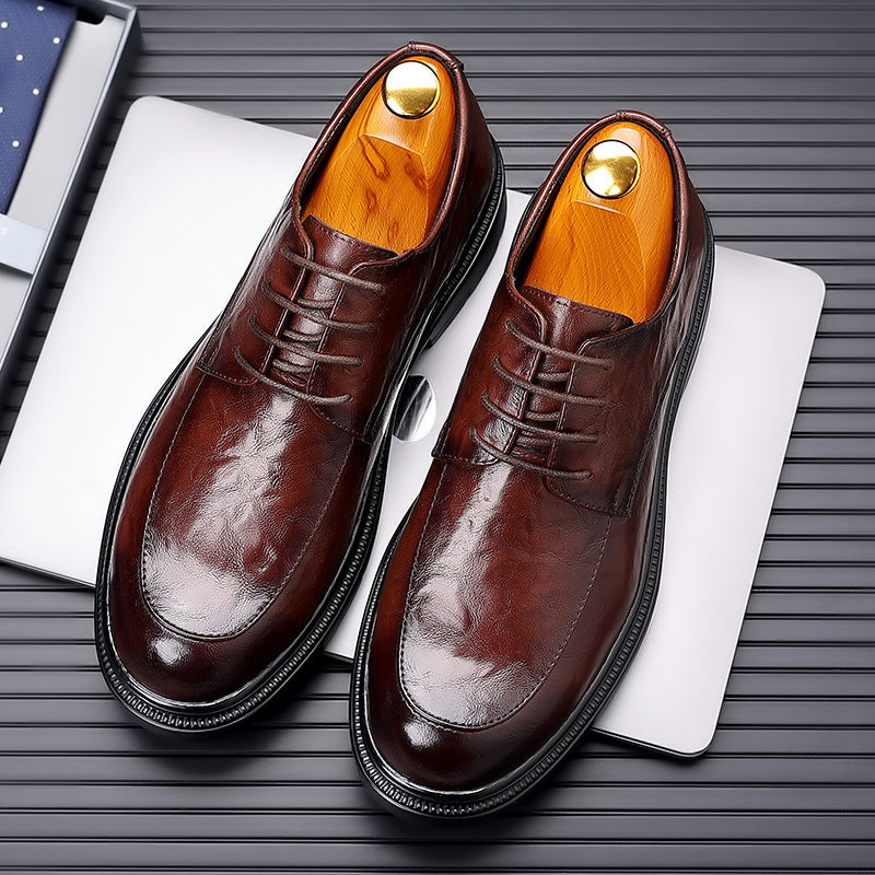 Men's British Style Business Leather Dress Shoes