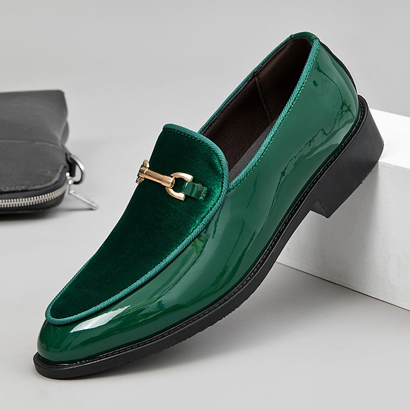 Men’s Patent Leather Shiny Dress Shoes – Lightweight & Versatile Formal Style