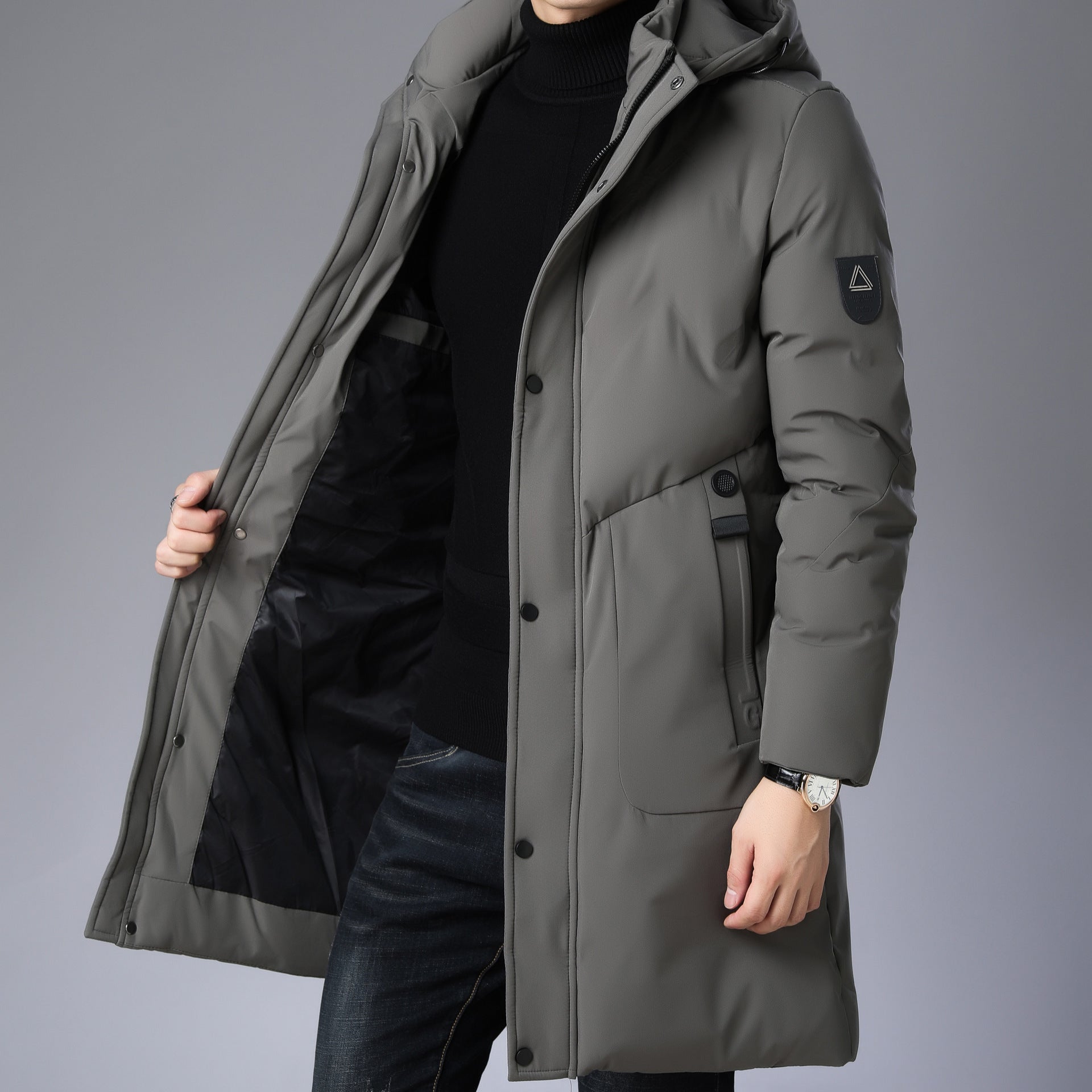 Hooded Coat Baggy Coat For Men