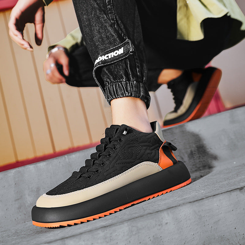 Men's Thick-Soled Casual Sneakers