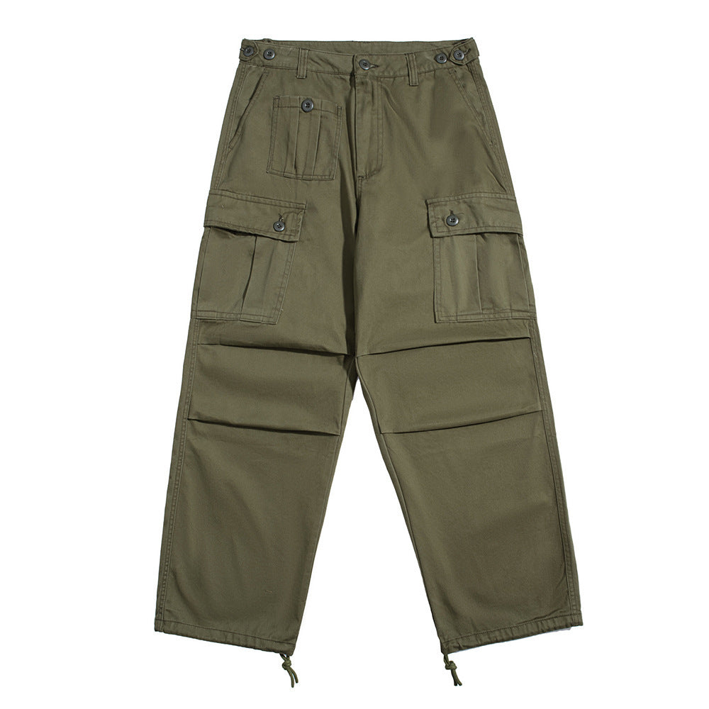 Fashion Pleated Casual Working Pants Men