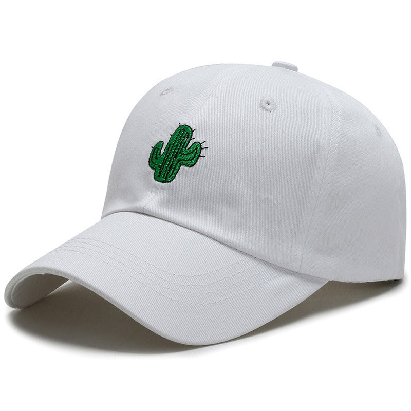 Cactus Embroidery Cartoon Pattern Baseball Cap For Men