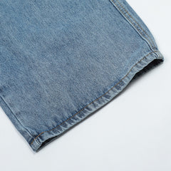 American Retro Multi-pocket Distressed Straight Cargo Pants Men