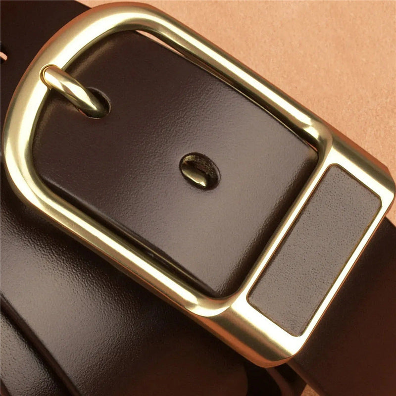 Men's Business Casual Retro Pin Buckle Belt