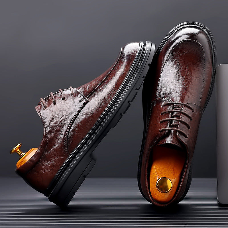 Men's British Style Business Leather Dress Shoes