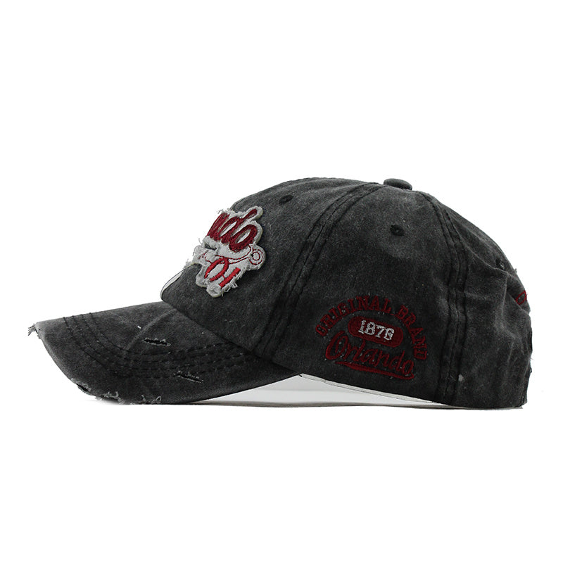 Cotton Washed Orlando Cowboy Retro Baseball Cap