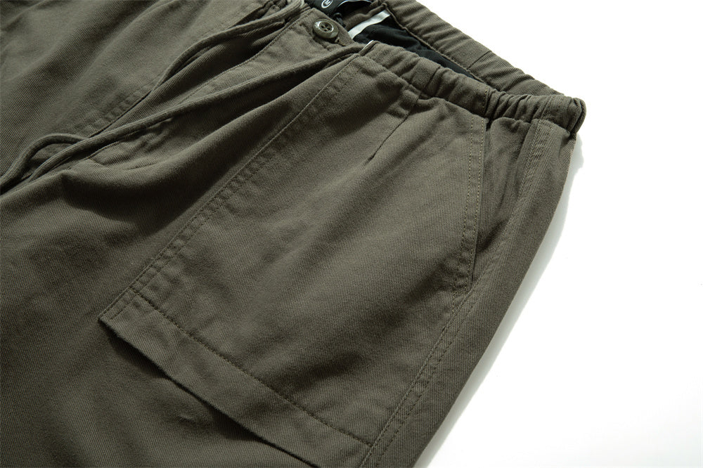 Simple Workwear Casual Pants Men