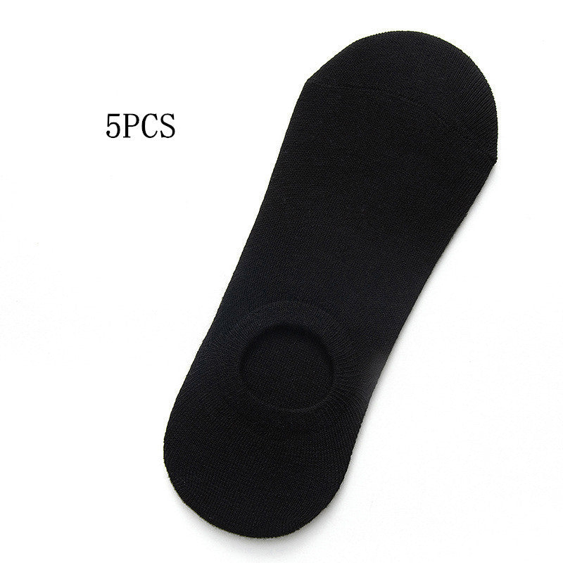 Men's Anti-Friction Absorbent Toe Socks Spring Invisible Socks