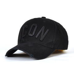 Casual Wear "ICON" Embroidered Baseball Cap For Men