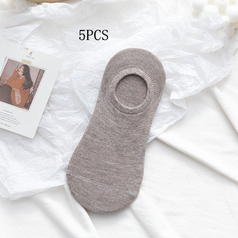 Men's Anti-Friction Absorbent Toe Socks Spring Invisible Socks