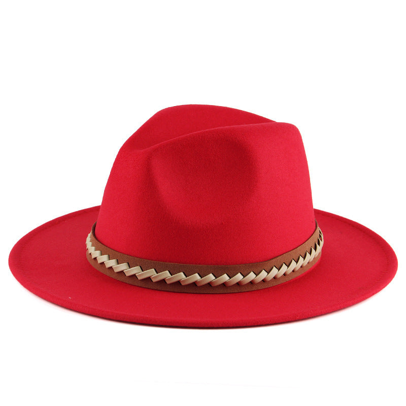 Autumn And Winter Felt Hat Men's British Style Fashion