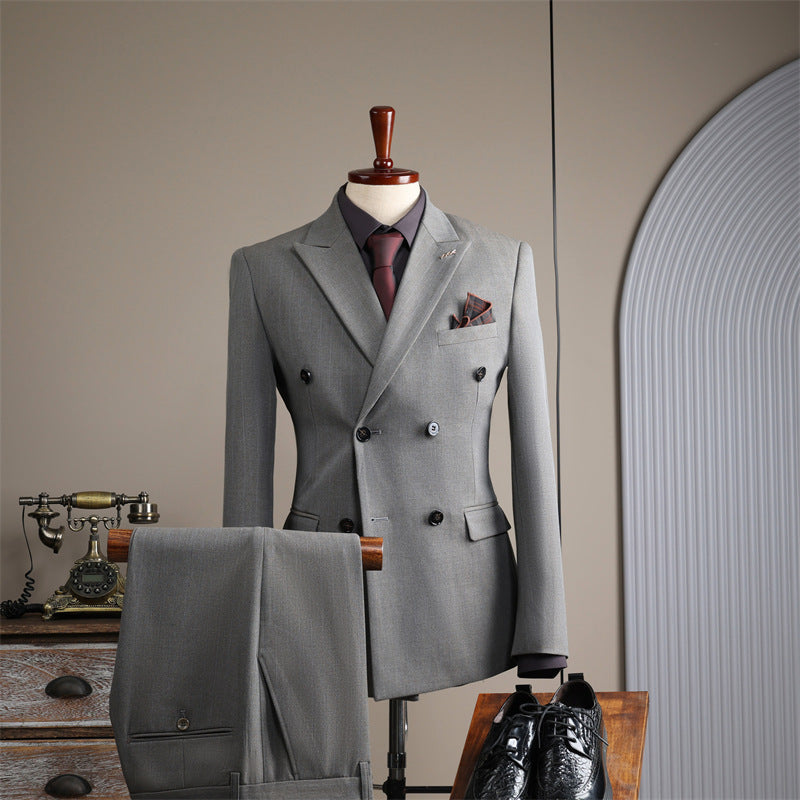 Double Breasted Men's Suit