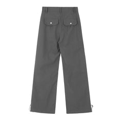 Retro Drawstring Paratrooper Casual Pants Men