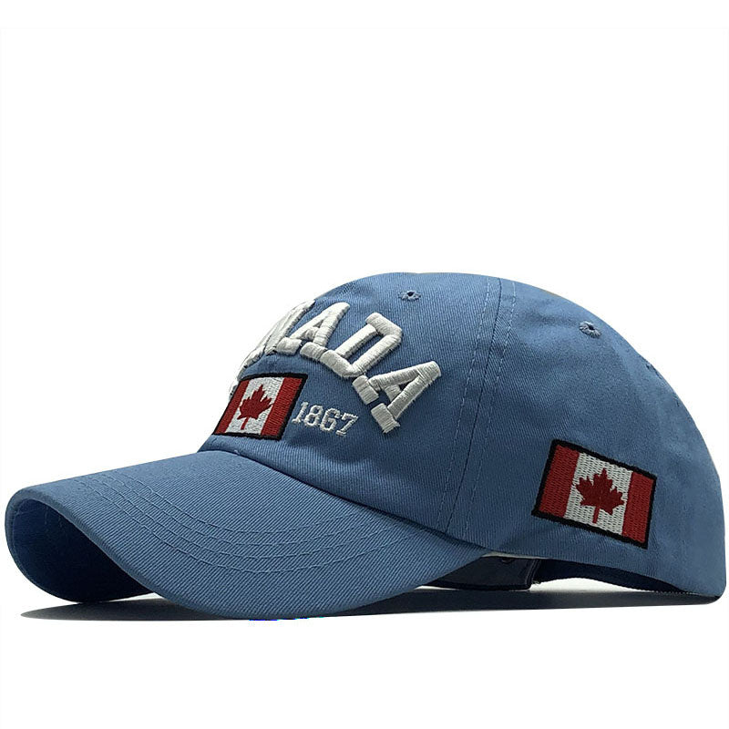 Canadian Flag Baseball Cap – Unisex Outdoor Sports Hat