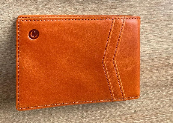 Thinnest Two Fold Cowhide Leather Wallet For Men