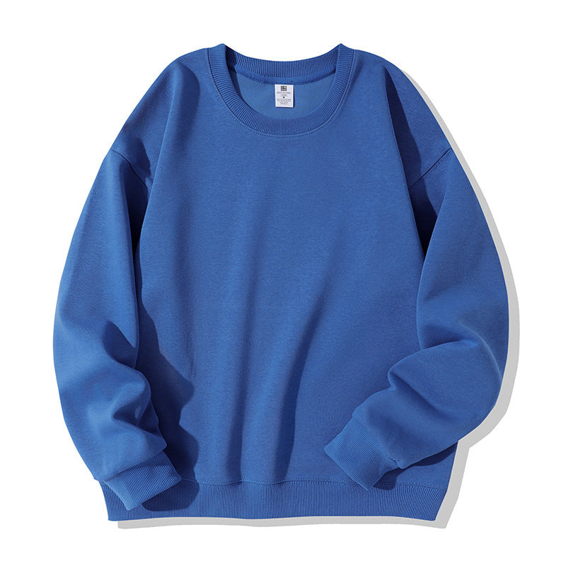 Autumn And Winter American Retro Composite Crew Neck Pullover Sweatshirt Men