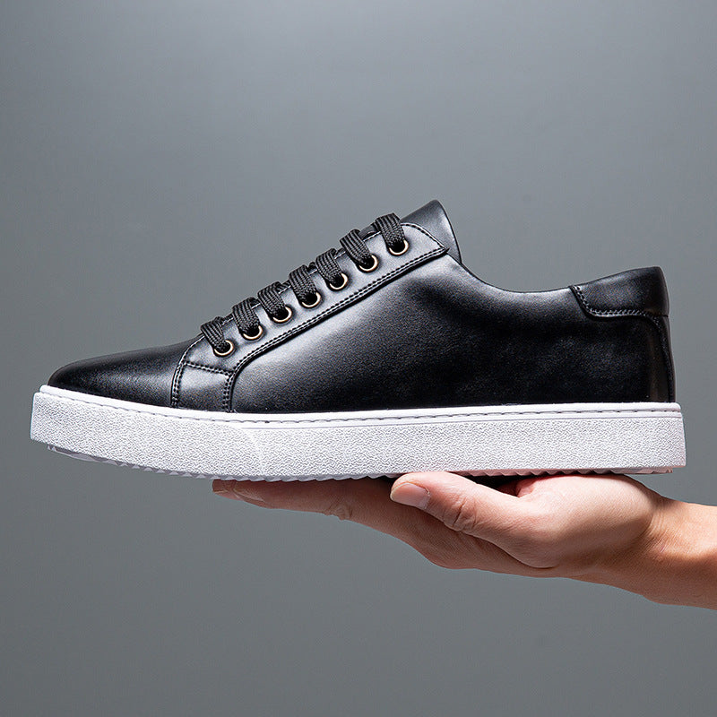 British Style Men’s Casual Shoes – Soft Bottom, Brushed Leather Design