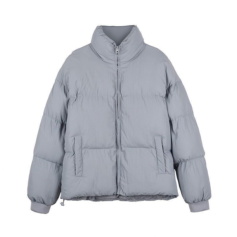 Winter Bread Clothes Simple  Loose Cotton Coat For Men