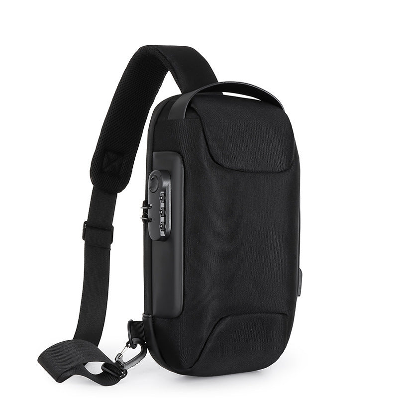 Anti Theft Sling Bag, Waterproof Men's Chest Bag Shoulder Bags Crossbody Sling Backpack