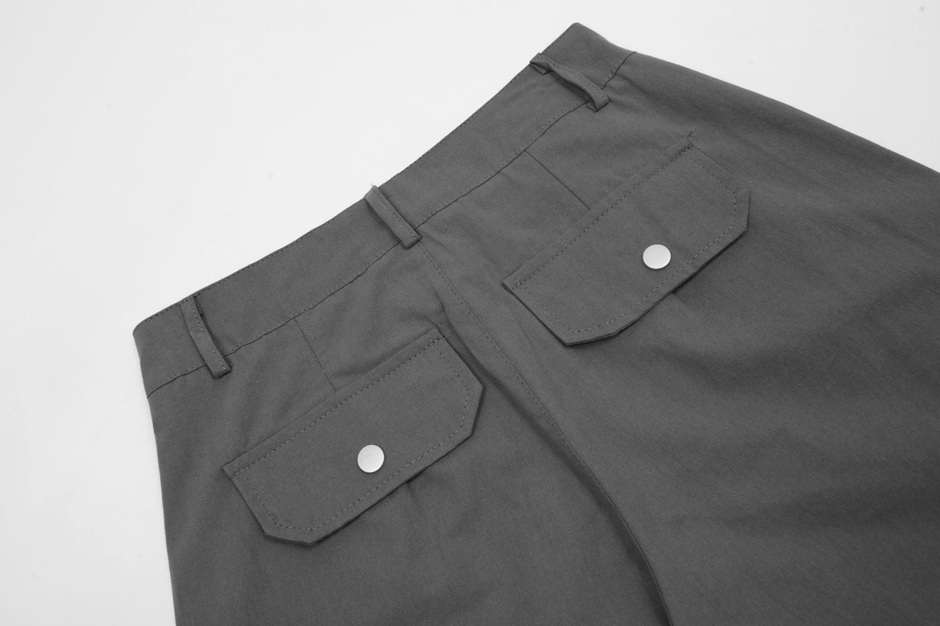 Retro Drawstring Paratrooper Casual Pants Men