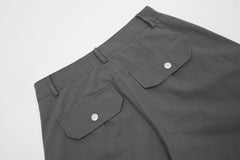 Retro Drawstring Paratrooper Casual Pants Men
