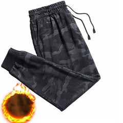 Lamb Cashmere Thickened Casual Straight Pants For Men