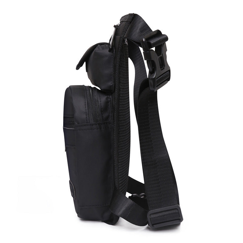 Men's Waterproof Nylon Bag Thigh Hip Bag Fanny Pack Fashion
